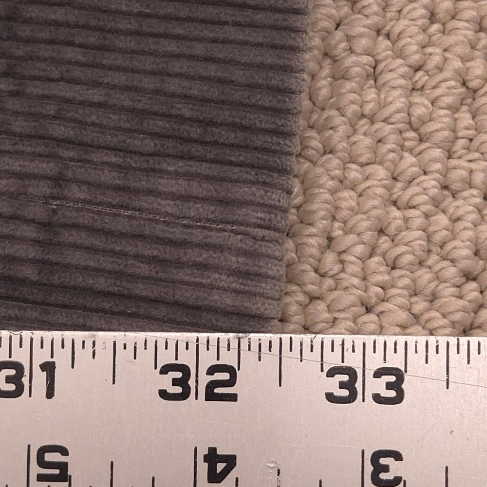 VTG 90s LL Bean Corduroy Pants Pleated Front Gray‎ Mens 40x32 - Picture 6 of 8